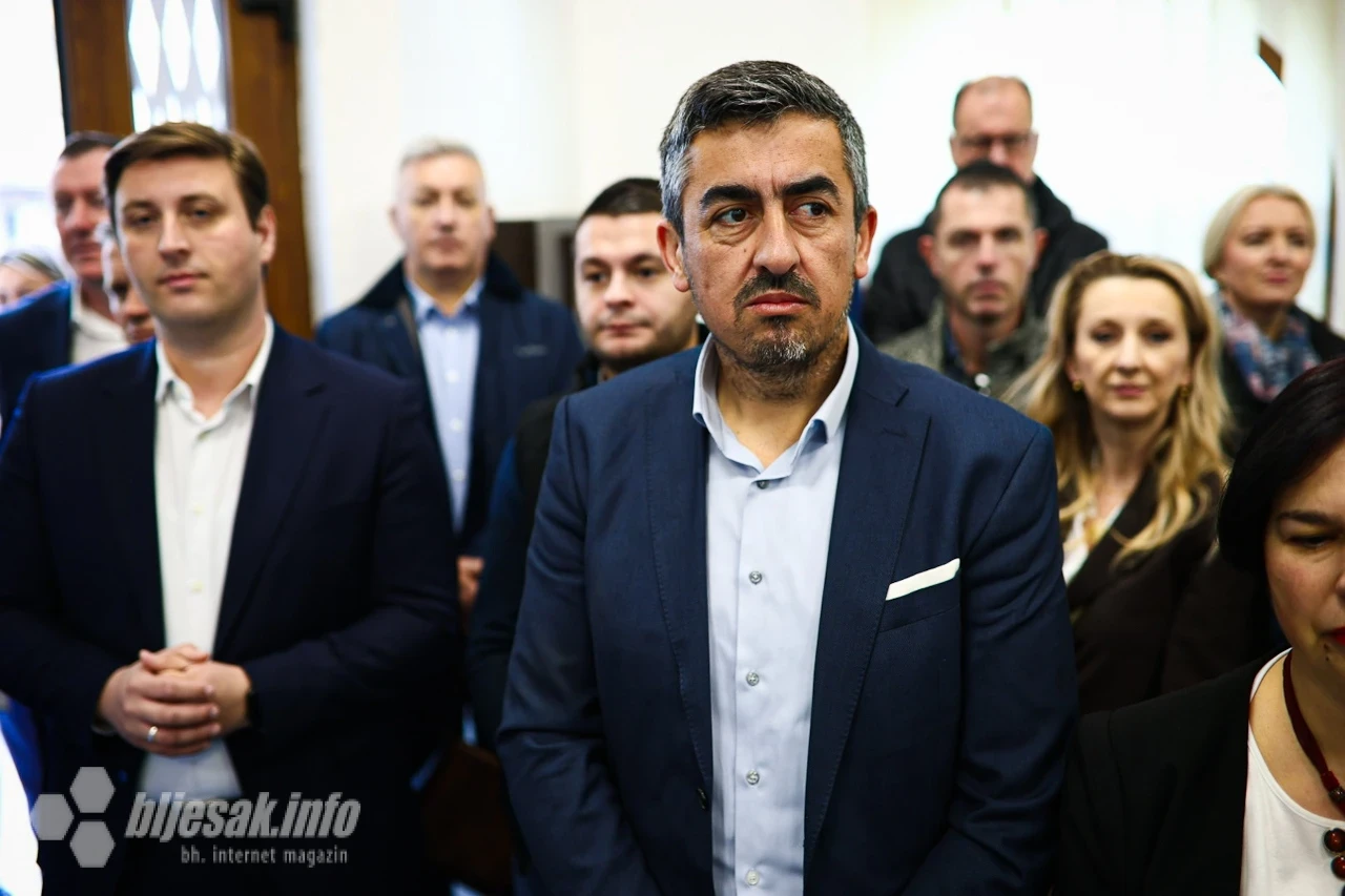 Svečano otvorenje ambulante obiteljske medicine u Ulici maršala Tita 123 u Mostaru.
