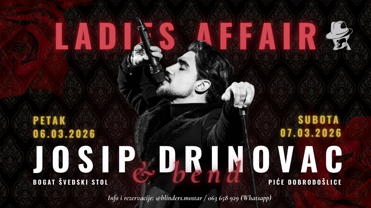 Josip Drinovac & Band slave Dan žena uz dupli koncertni vikend u Mostaru