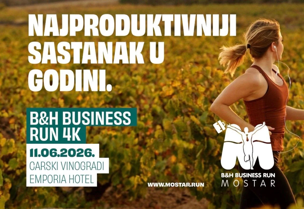 B&H Business Run 2026 donosi teambuilding utrku u Mostar