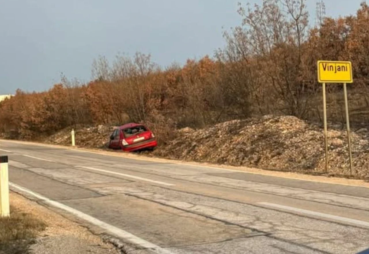 Jedna osoba ozlijeđena u prometnoj nesreći kod Posušja