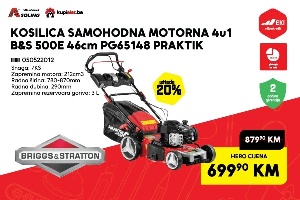 Kosilica samohodna motornau1, B/S 500E