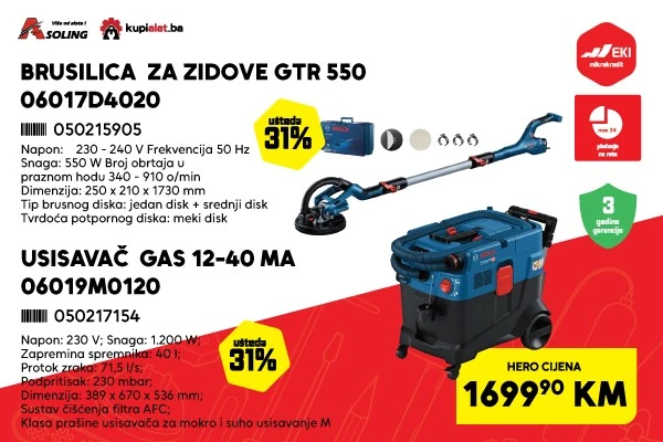 Brusilica za zidove