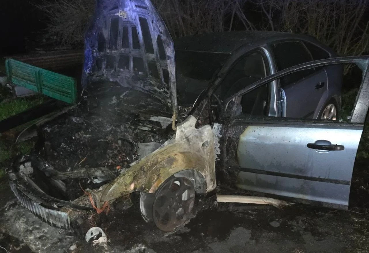 Dva automobila gorjela u Južnom logoru