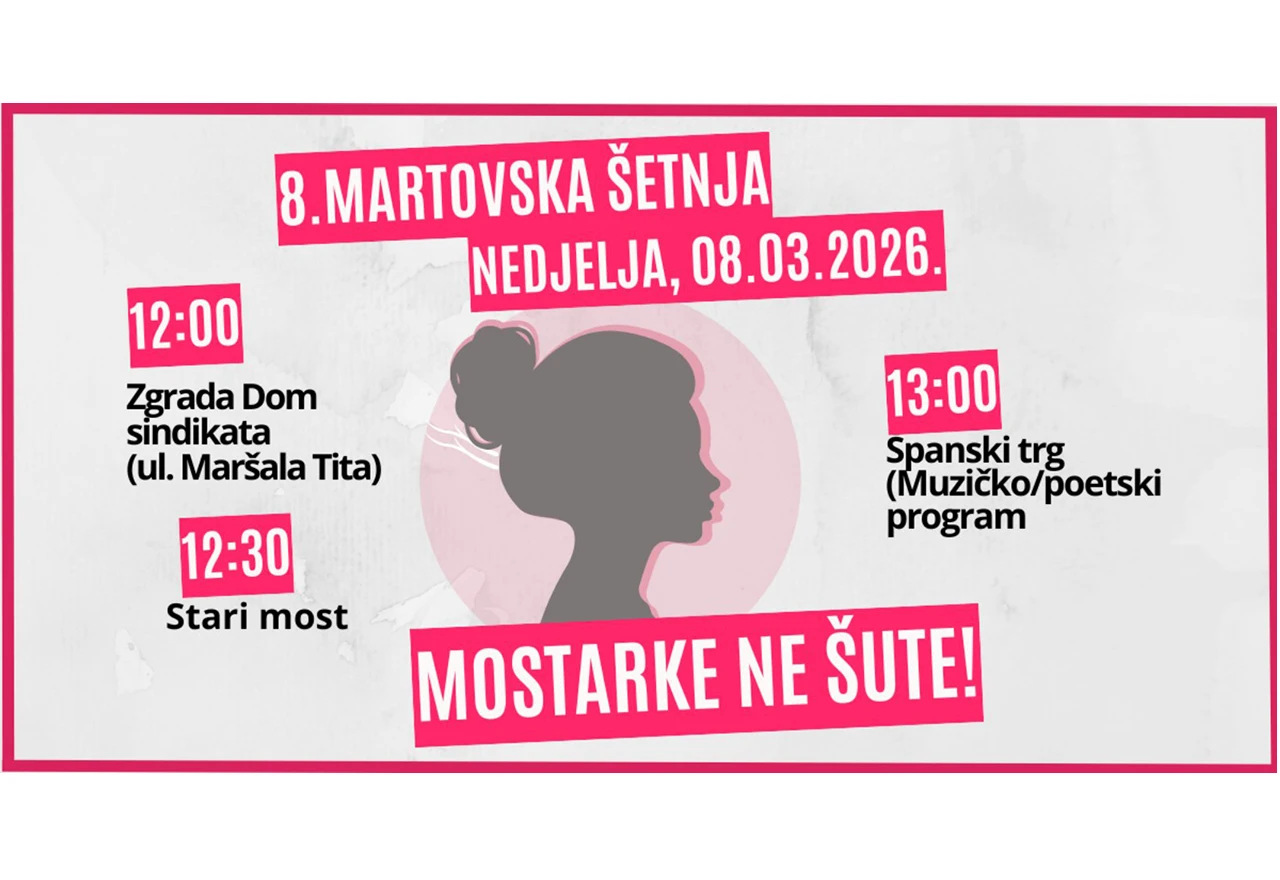 Prosvjedna šetnja u Mostaru: Mostarke nikada nisu šutjele na nepravdu