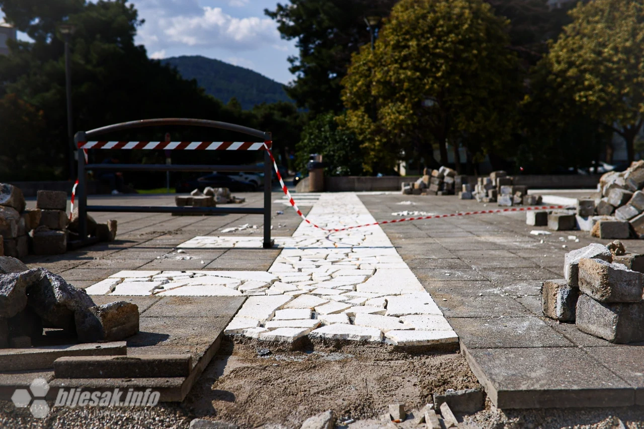 Obnova tlocrta stare bazilike kod Franjevačke crkve