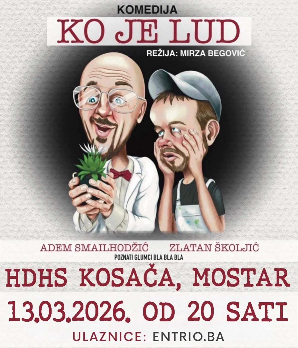 Komedija Ko je lud