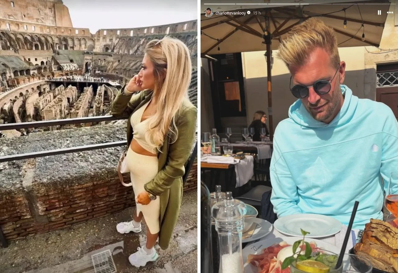 Ruben Van Gucht s trudnom partnericom uživa u Rimu: Charlotte pokazala trudnički trbuščić
