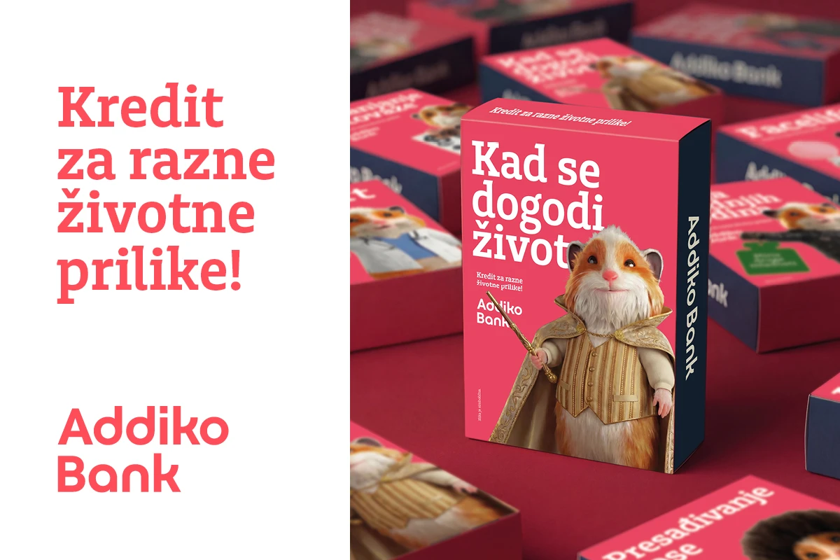 Addiko Bank pokrenula kampanju ''Kredit za razne životne prilike'' uz poklon za klijente