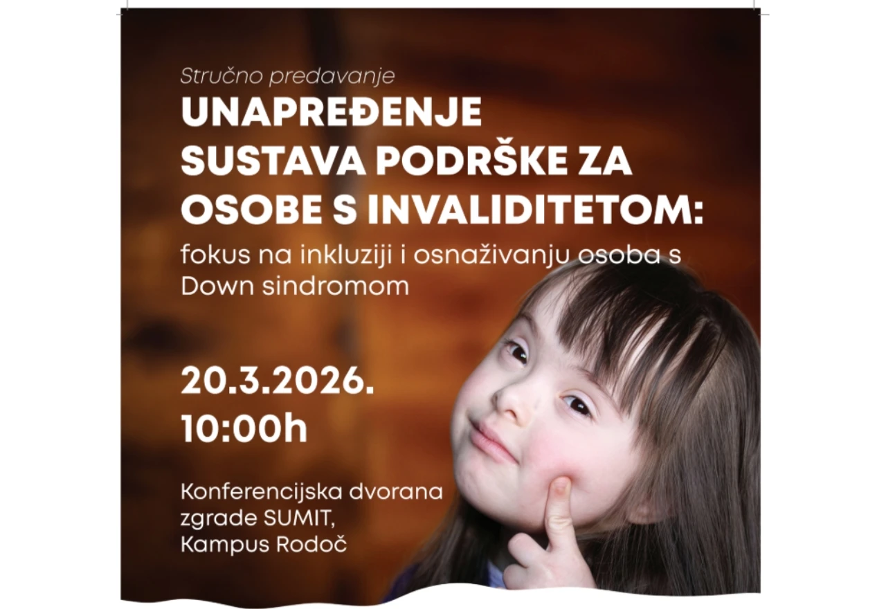 SUM organizira stručno predavanje o inkluziji i podršci osobama s Down sindromom