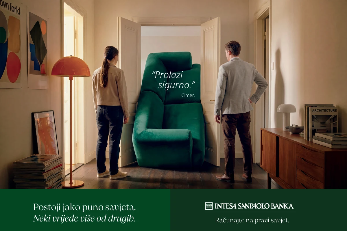 "Računajte na pravi savjet" – novo pozicioniranje brenda Intesa Sanpaolo Banke