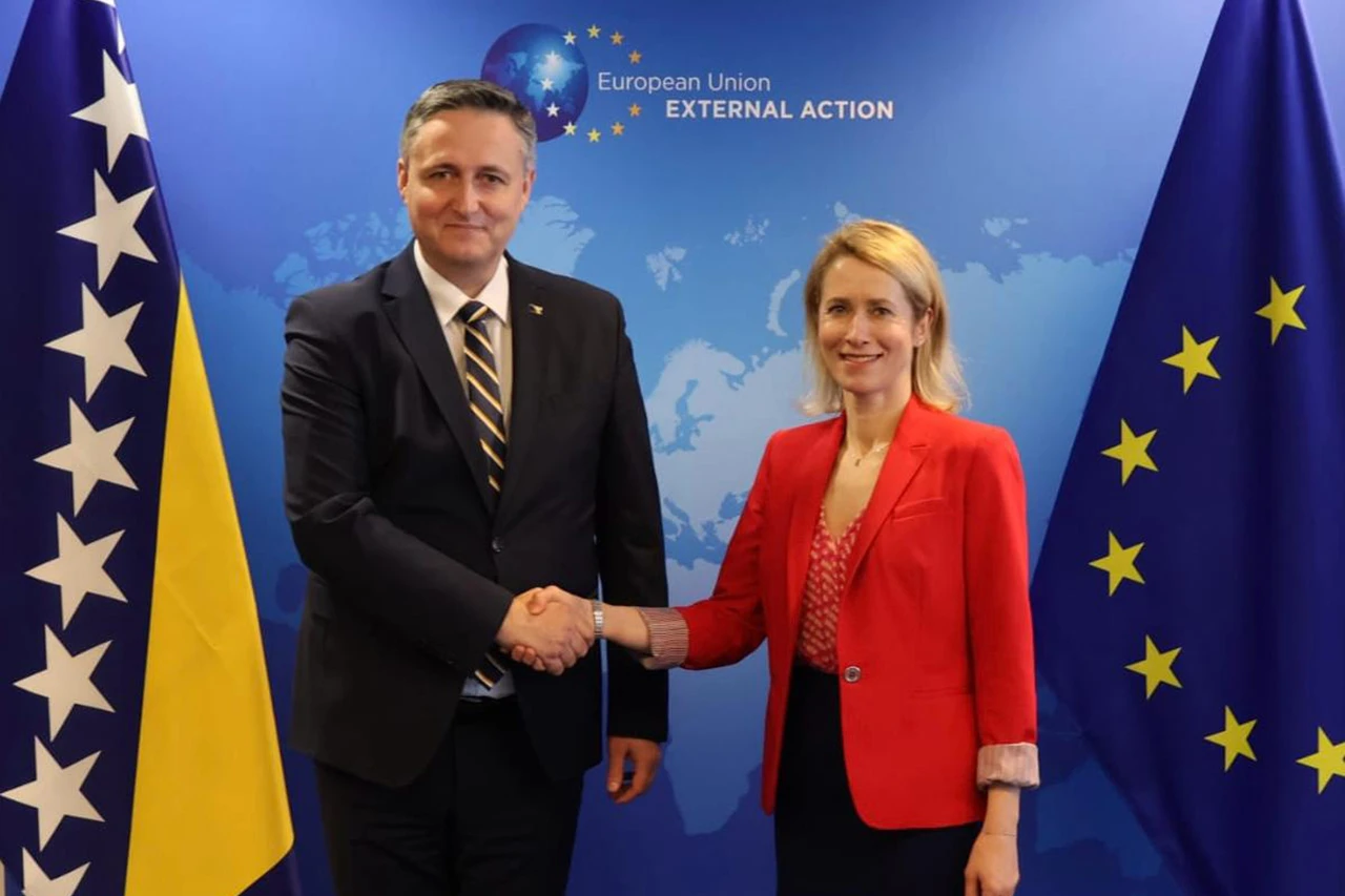 Bećirović razgovarao sa šeficom europske diplomacije Kajom Kallas