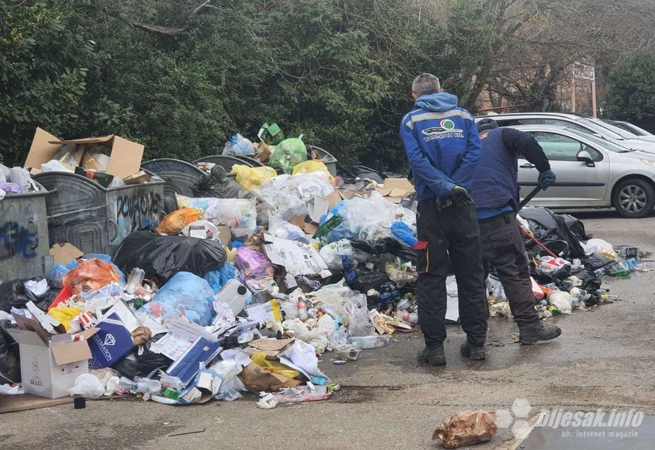 Odvoz smeća u Mostaru