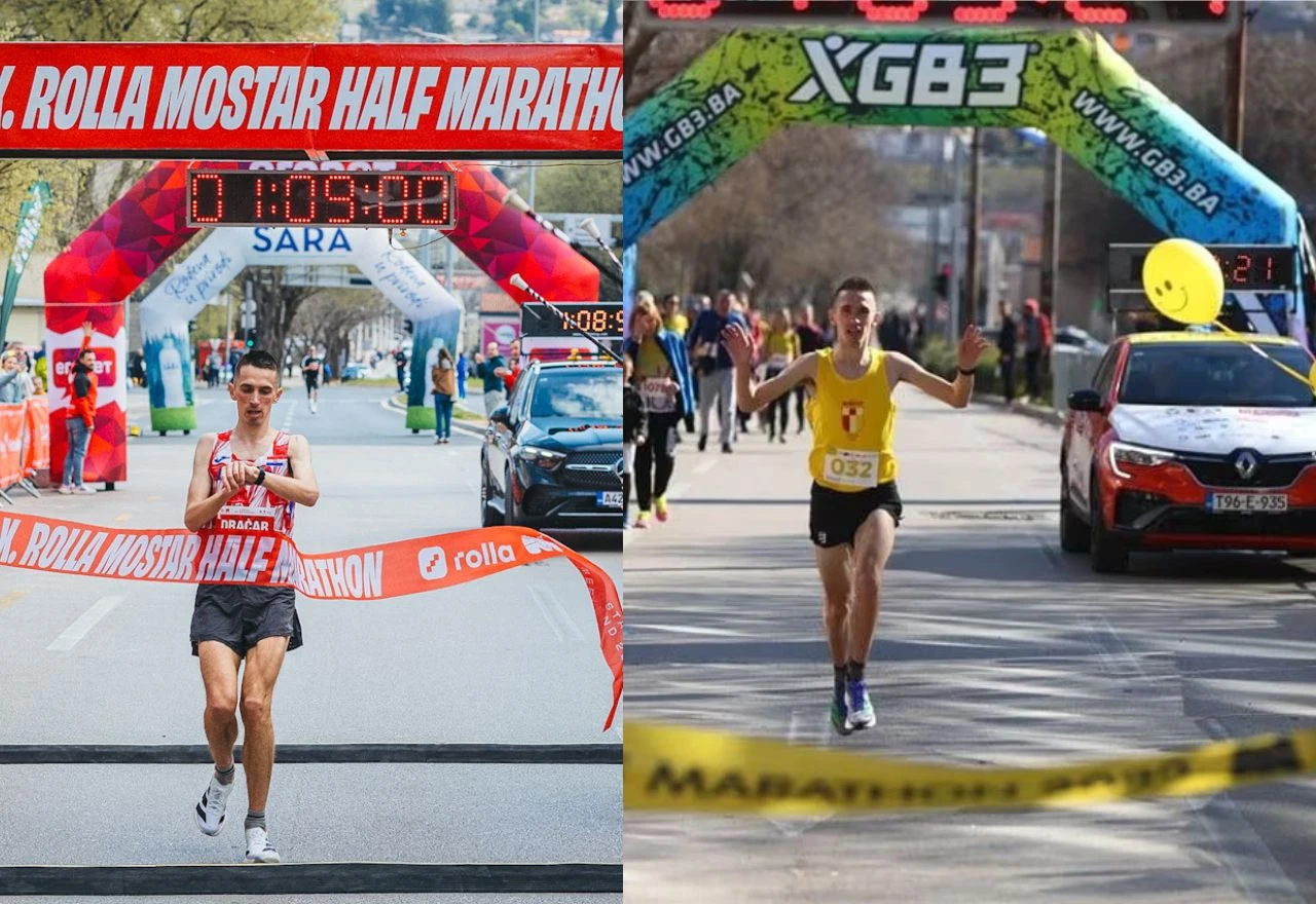 Isti pobjednici kao prije četiri godine: Dračar i Hamel slavili i na šestom polumaratonu