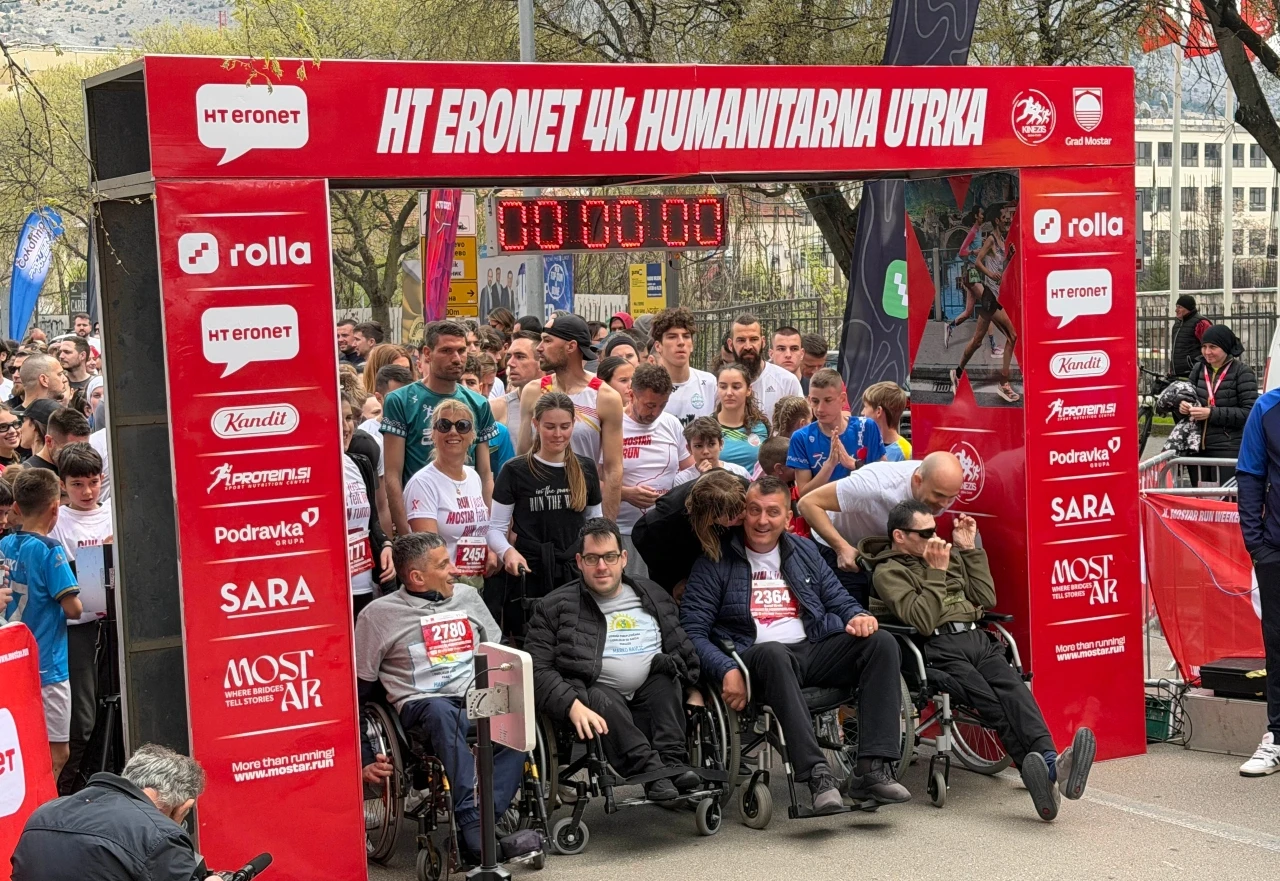 Mostarci još jednom pokazali humanost: Trčali i stari i mladi