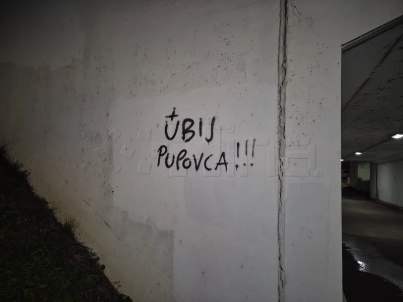 Pojavio se novi grafit s prijetnjama Miloradu Pupovcu