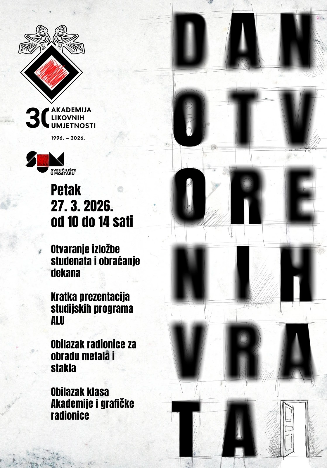Dan otvorenih vrata Akademije likovnih umjetnosti Široki Brijeg