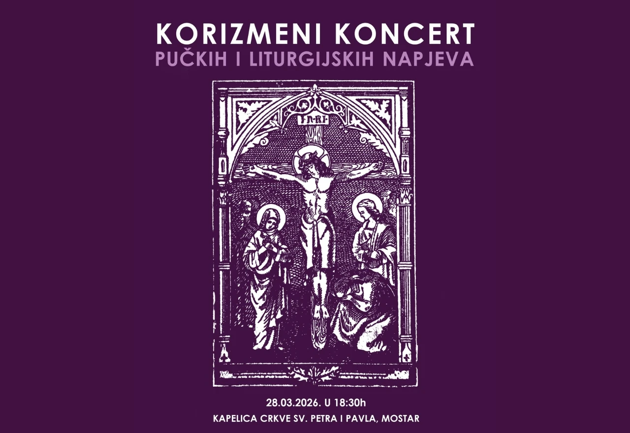 HKUD "Rodoč" i ove godine organizira Korizmeni koncert u Mostaru