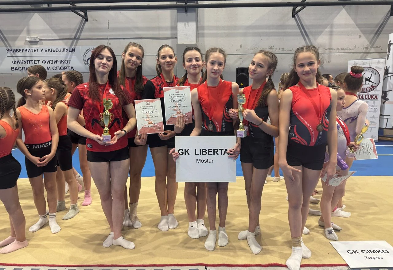 Mostarske gimnastičarke osvojile zlato u Banja Luci