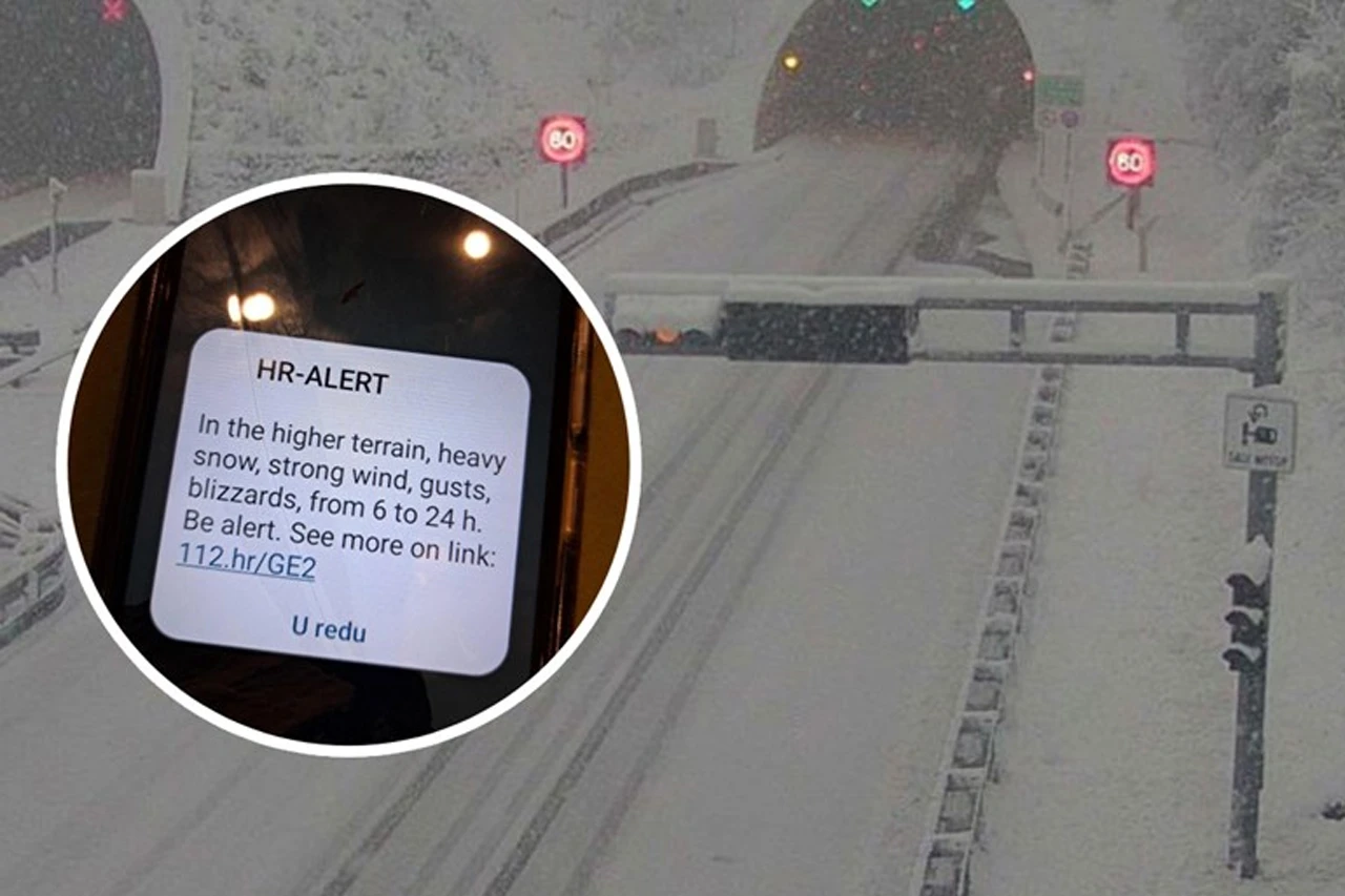 Nevrijeme stiže u Hrvatsku, građane probudilo upozorenje