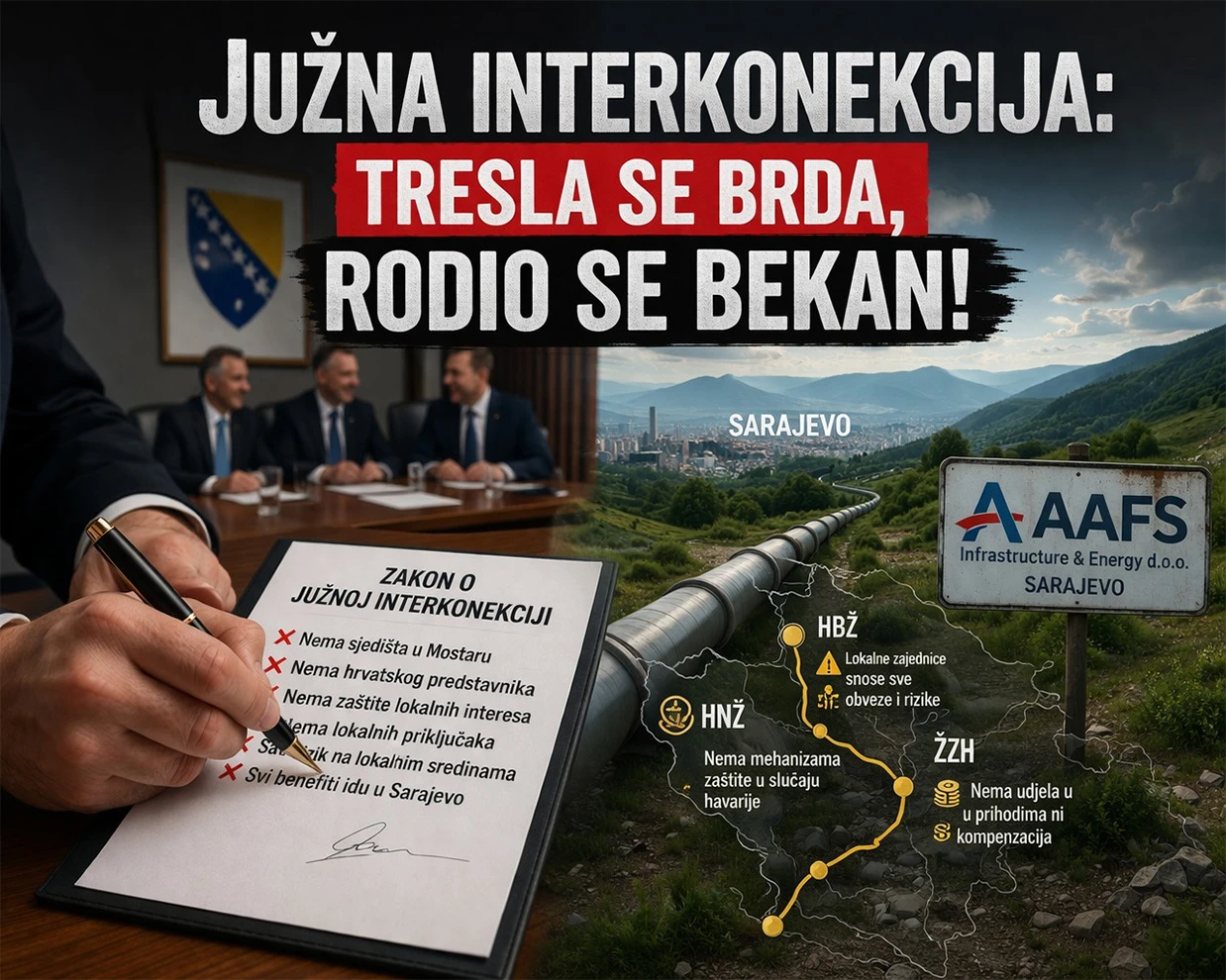 Raguž: Kako Hrvatska pristaje na ovakav zakon o plinovodu?