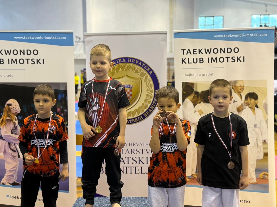 Mostarski taekwondo klubovi osvojili čak 29 medalja u Imotskom