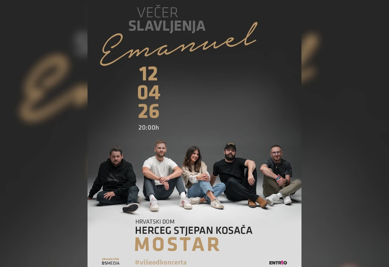 Emanuel objavio novu pjesmu "Imenu Tvom": Najavili koncert u Mostaru i Posušju