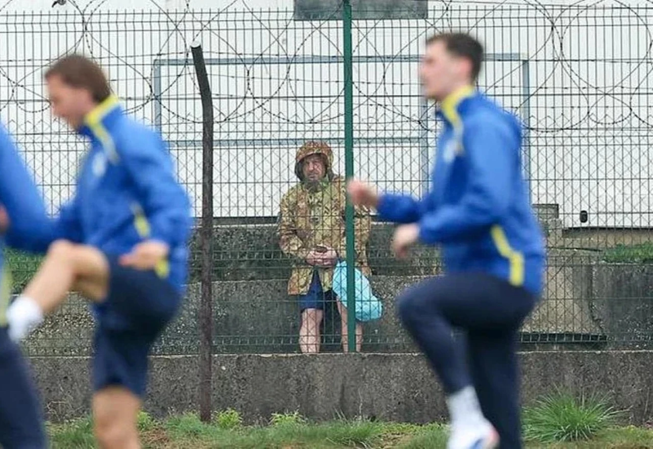 Zmajevi imali nezvanog gosta: Pripadnik EUFOR-a snimao trening reprezentacije BiH