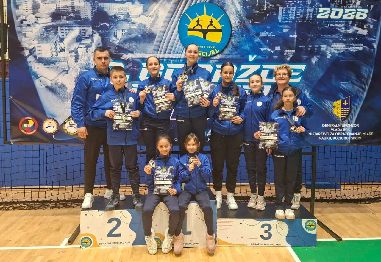 KK Blagaj osvojio osam medalja na turniru u Goraždu