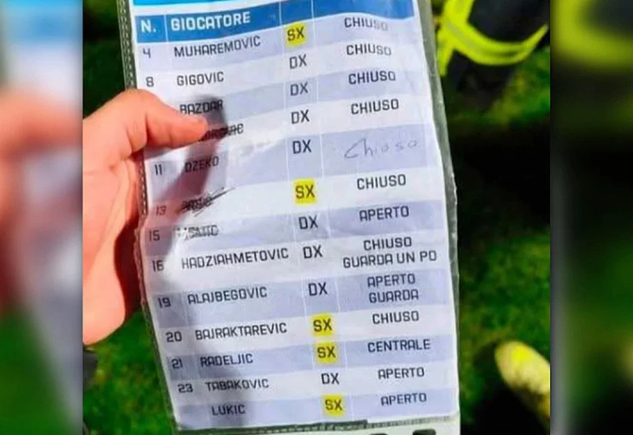 Skupljači lopti došli do Donnarumminog papira s uputama gdje Zmajevi šutiraju jedanaesterce