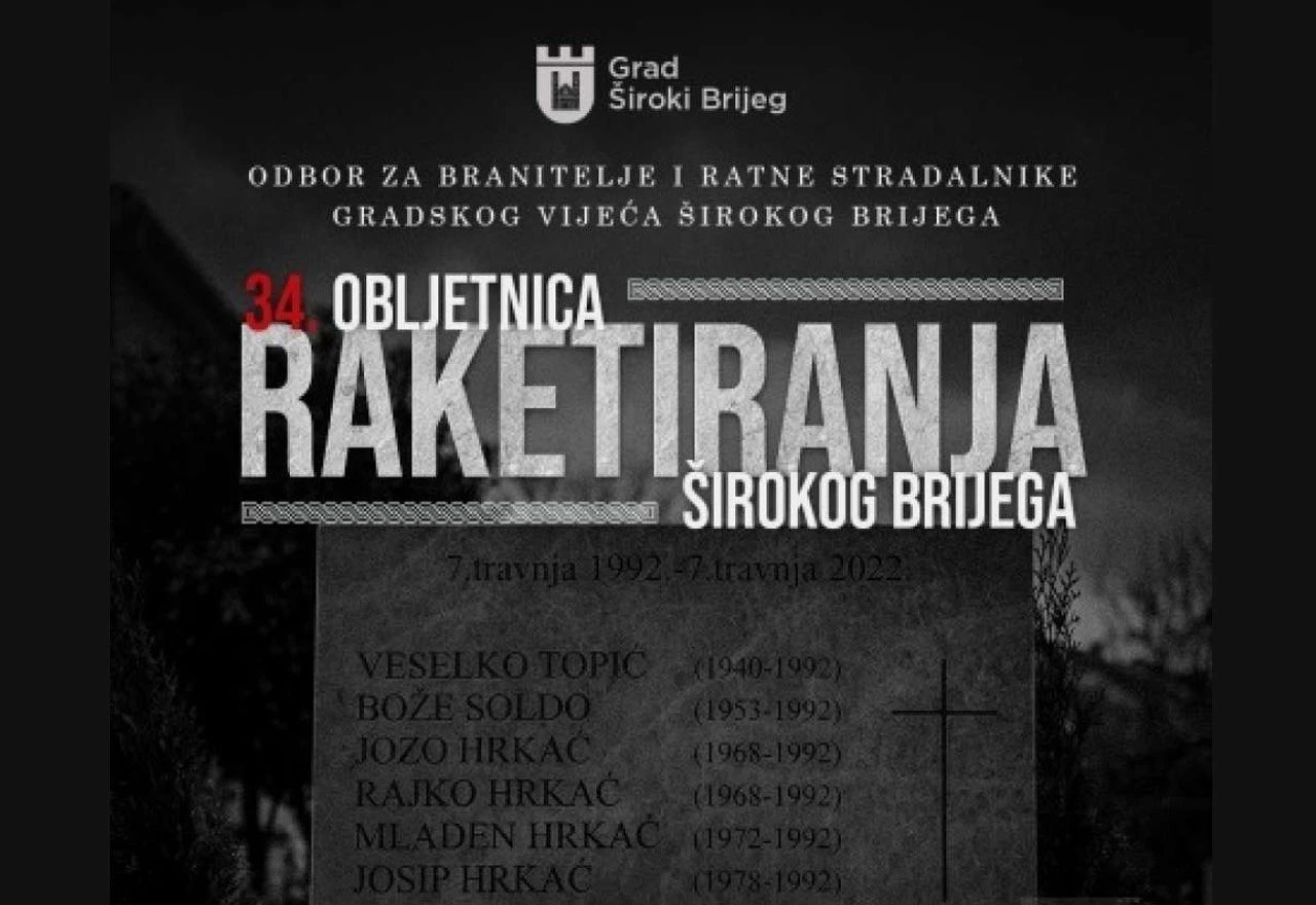 Dan je sjećanja na žrtve raketiranja Širokog Brijega