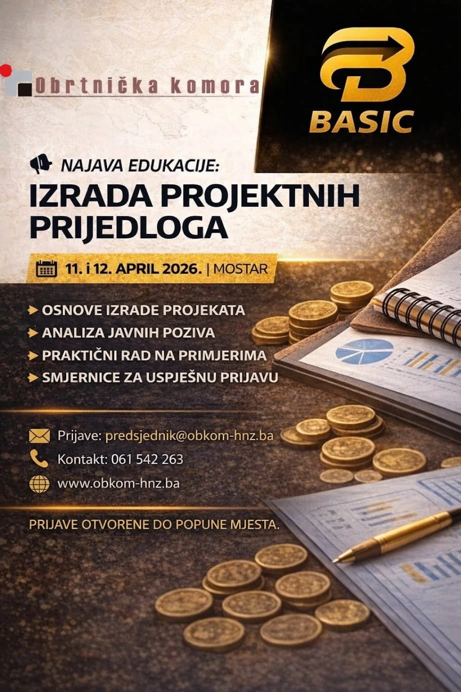 Mostar domaćin edukacije o izradi projektnih prijedloga