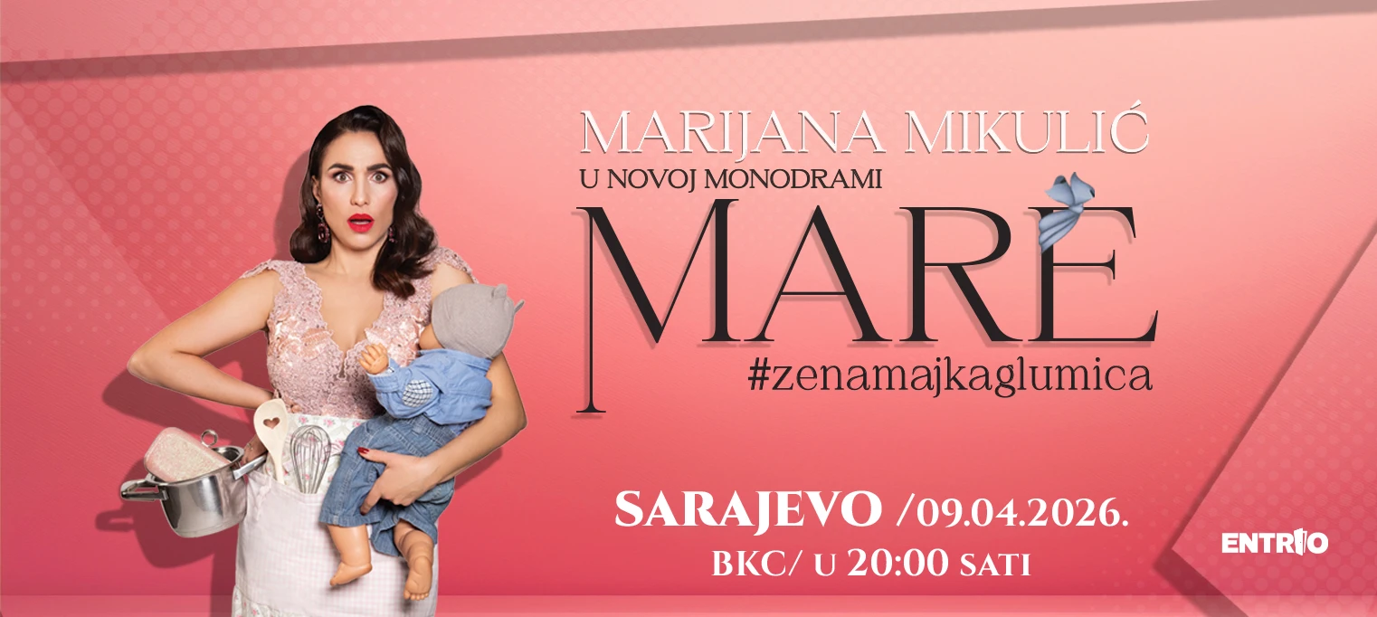Hit monodrama “MARE #ženamajkaglumica” ovog tjedna stiže u Sarajevo i Mostar