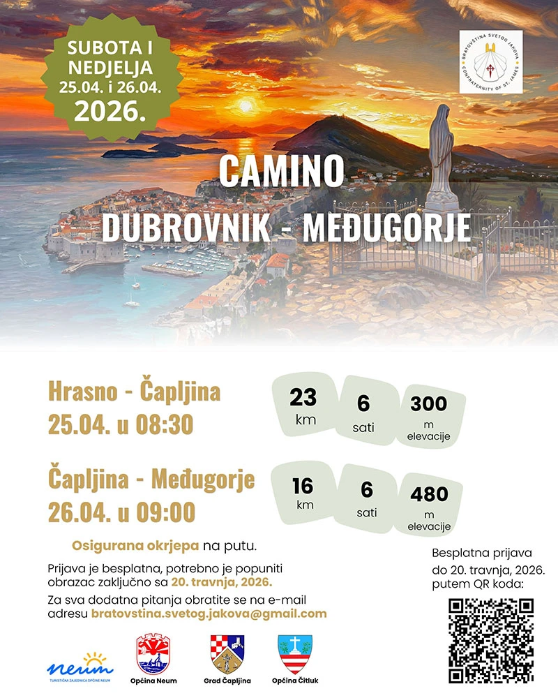 Promocija djela hercegovačke dionice Camino Dubrovnik – Međugorje