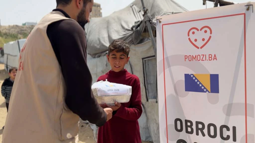 Pomozi.ba nastavlja pomoć Palestini: 600 obroka dnevno za najugroženije