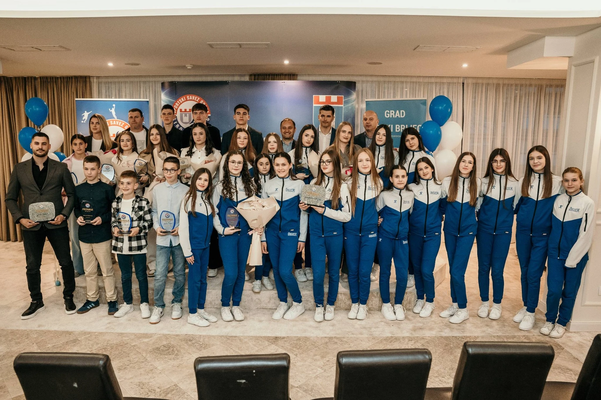 FOTO | Široki Brijeg slavio sport: Poznata imena najuspješnijih za 2025. godinu