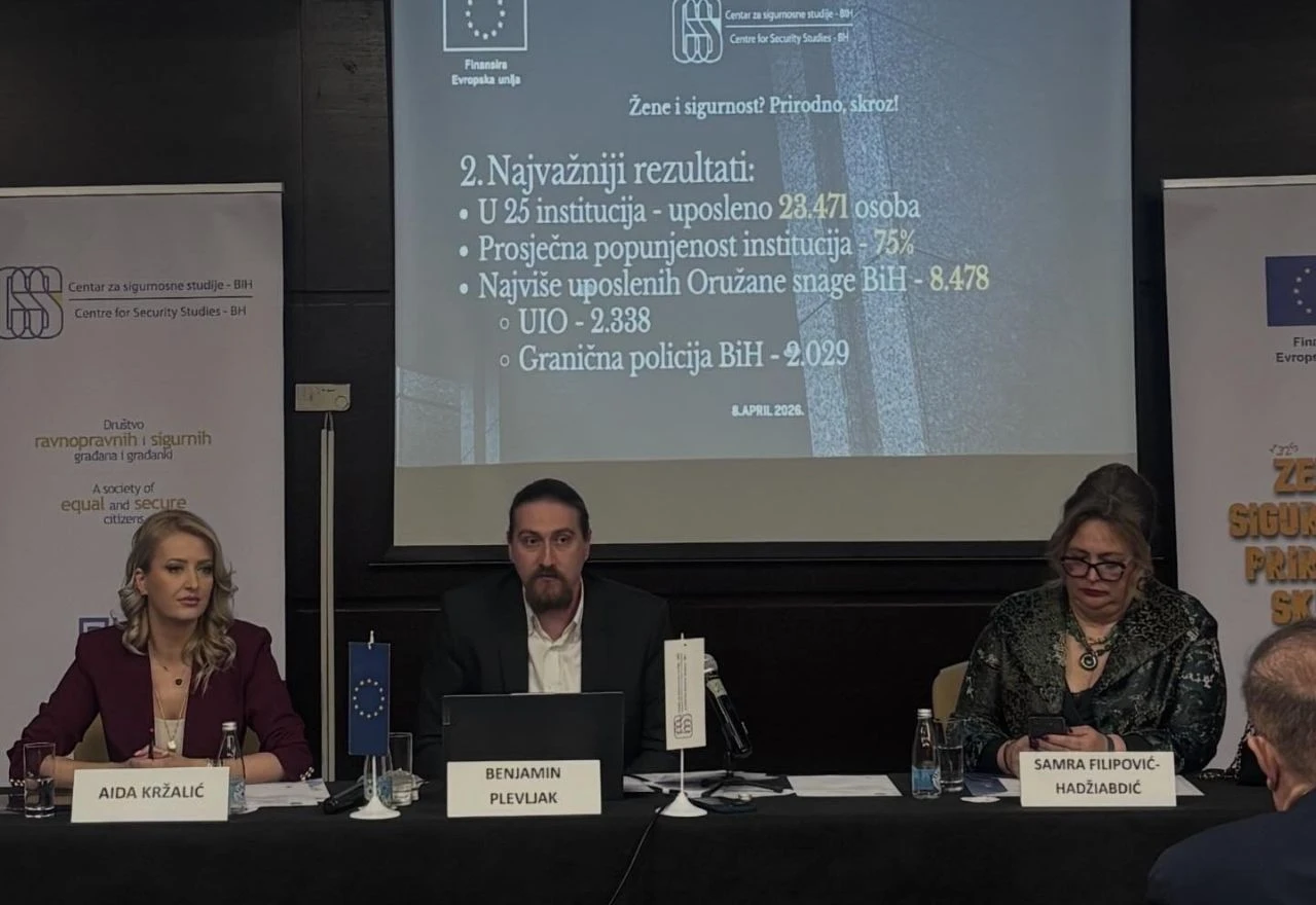 Studija "Položaj žena u sektoru sigurnosti i obrane u BiH"