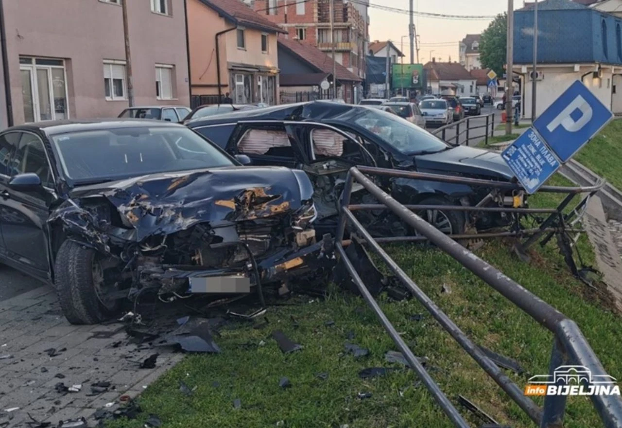 Pijan udario tri parkirana automobila u Bijeljini