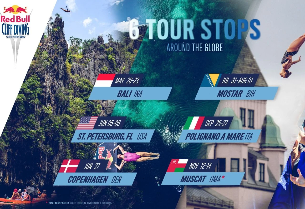 Red Bull Cliff Diving: Mostar među šest lokacija svjetske serije