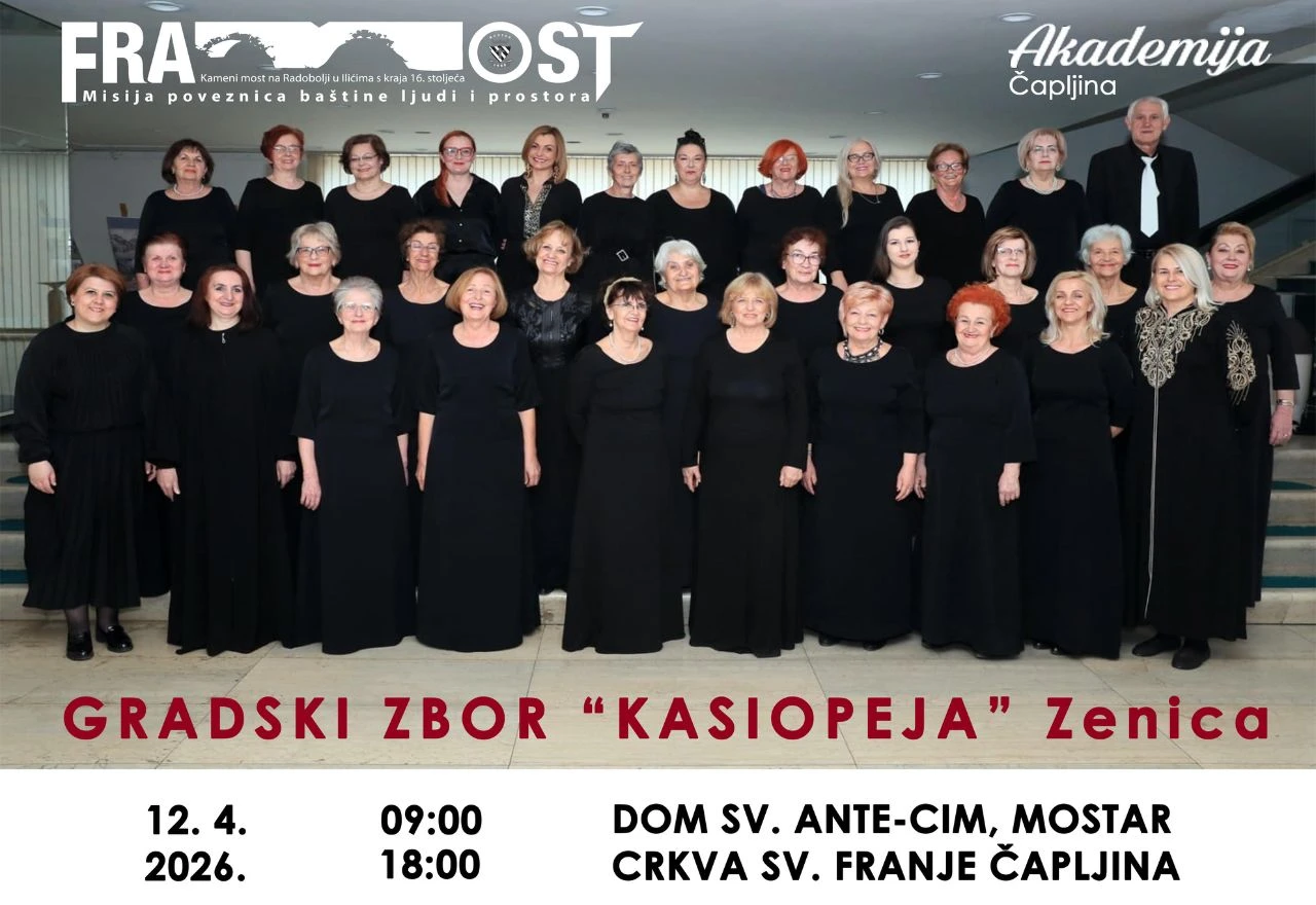 Zbor "Kasiopeja" iz Zenice nastupa u Cimu i Čapljini