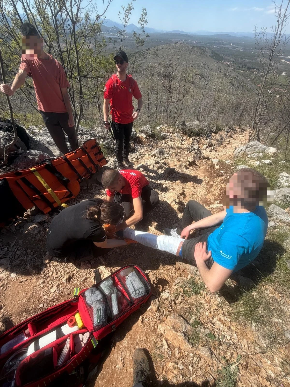 Ozlijeđeni državljanin Hrvatske spašen na Križevcu