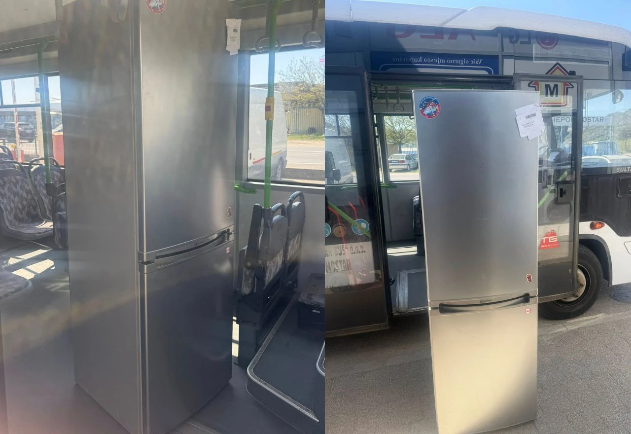 Mostar: Kupio frižider pa ga autobusom odvezao kući