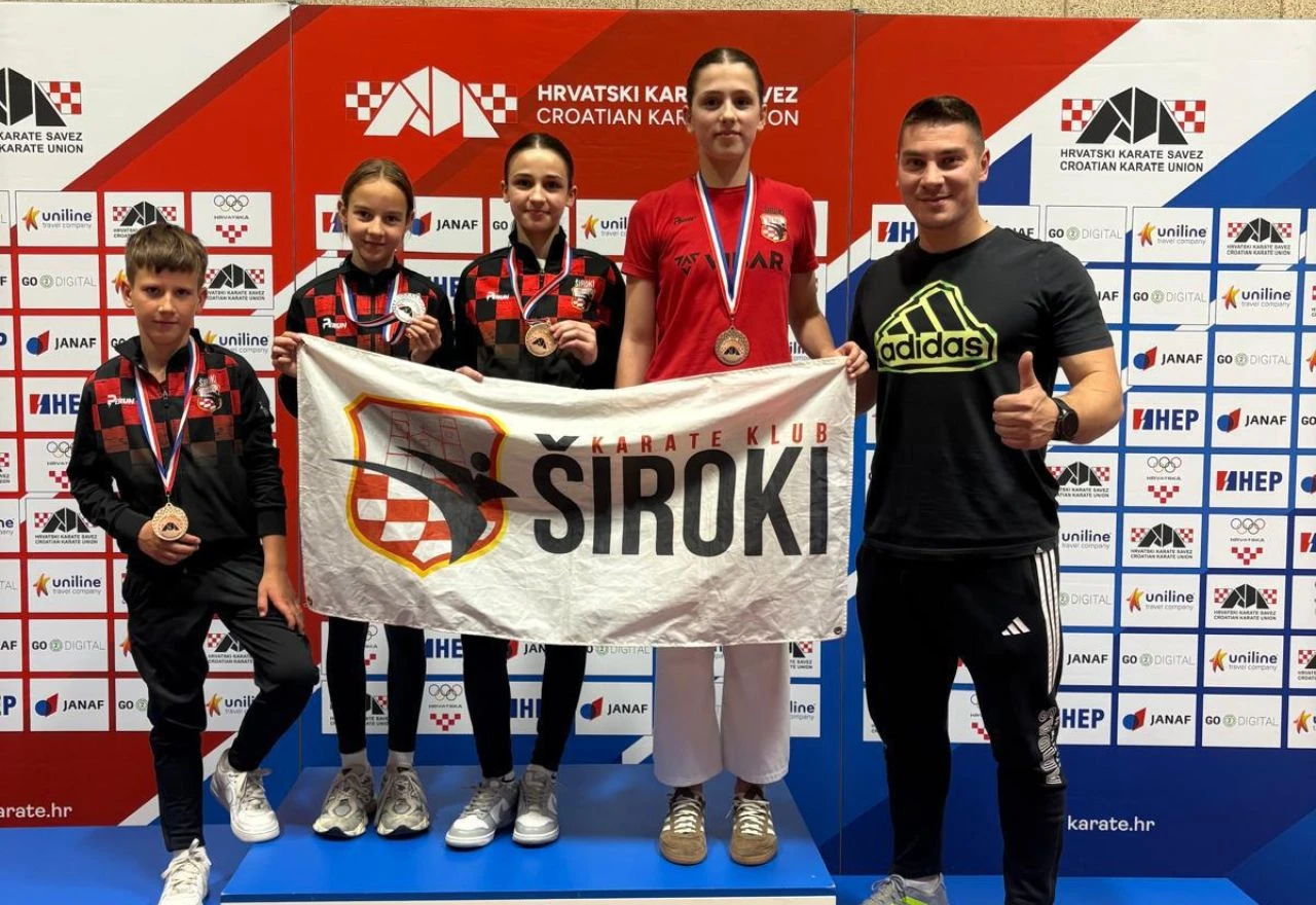 Karate klub "ŠIROKI" osvojio četiri medalje