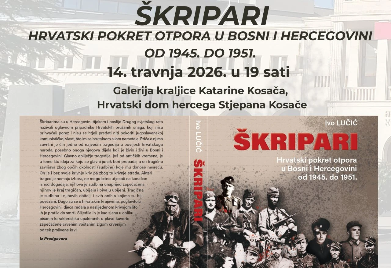 Predstavljanje knjige "Škripari" Ive Lučića u Mostaru