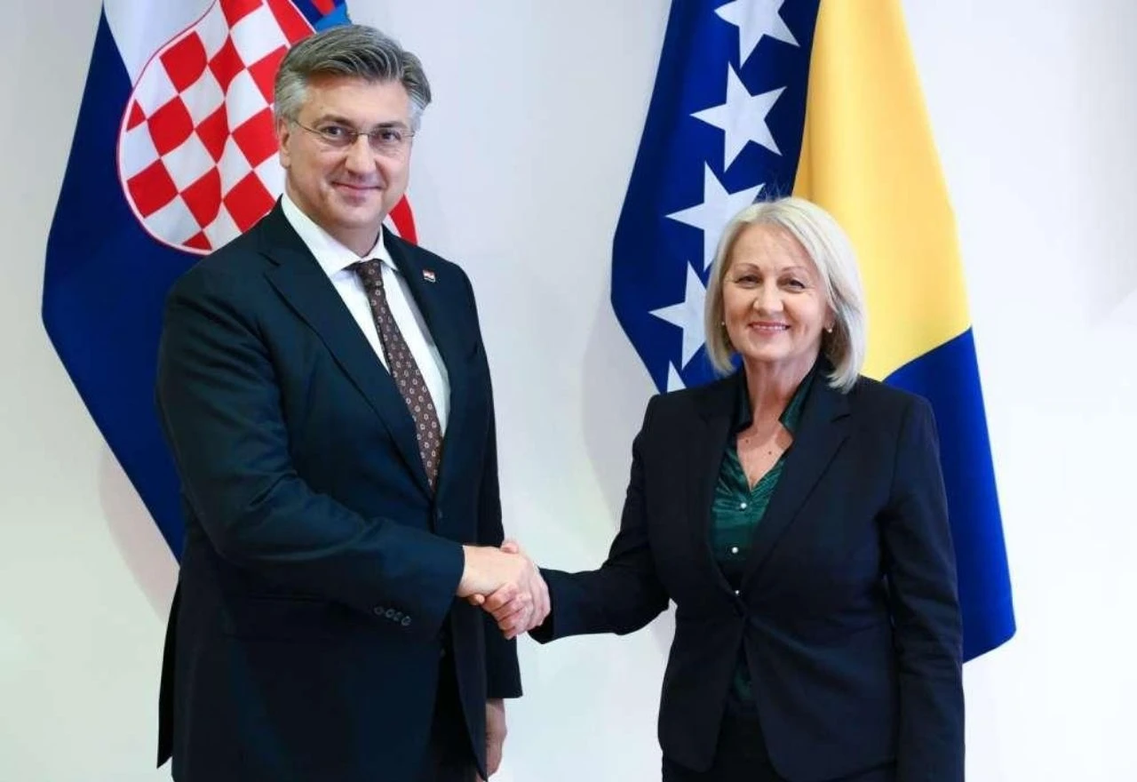 Susret Krišto Plenković u Mostaru