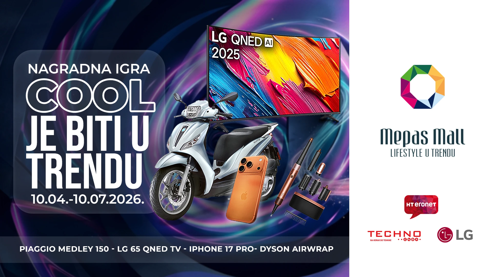 Mepas Mall nagradna igra Cool je biti u trendu!