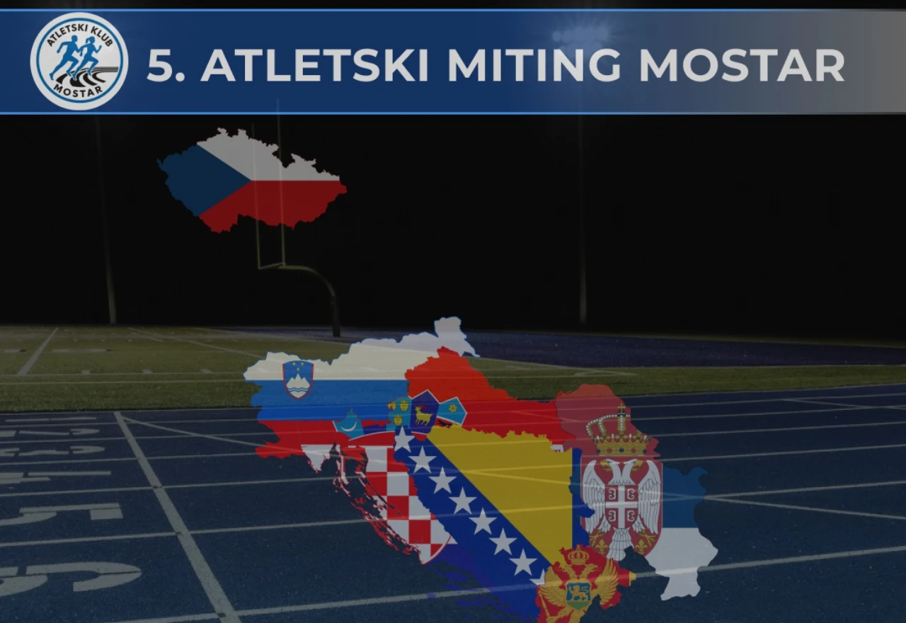 Peti Atletski miting Mostar okuplja sportaše iz šest država i 25 klubova