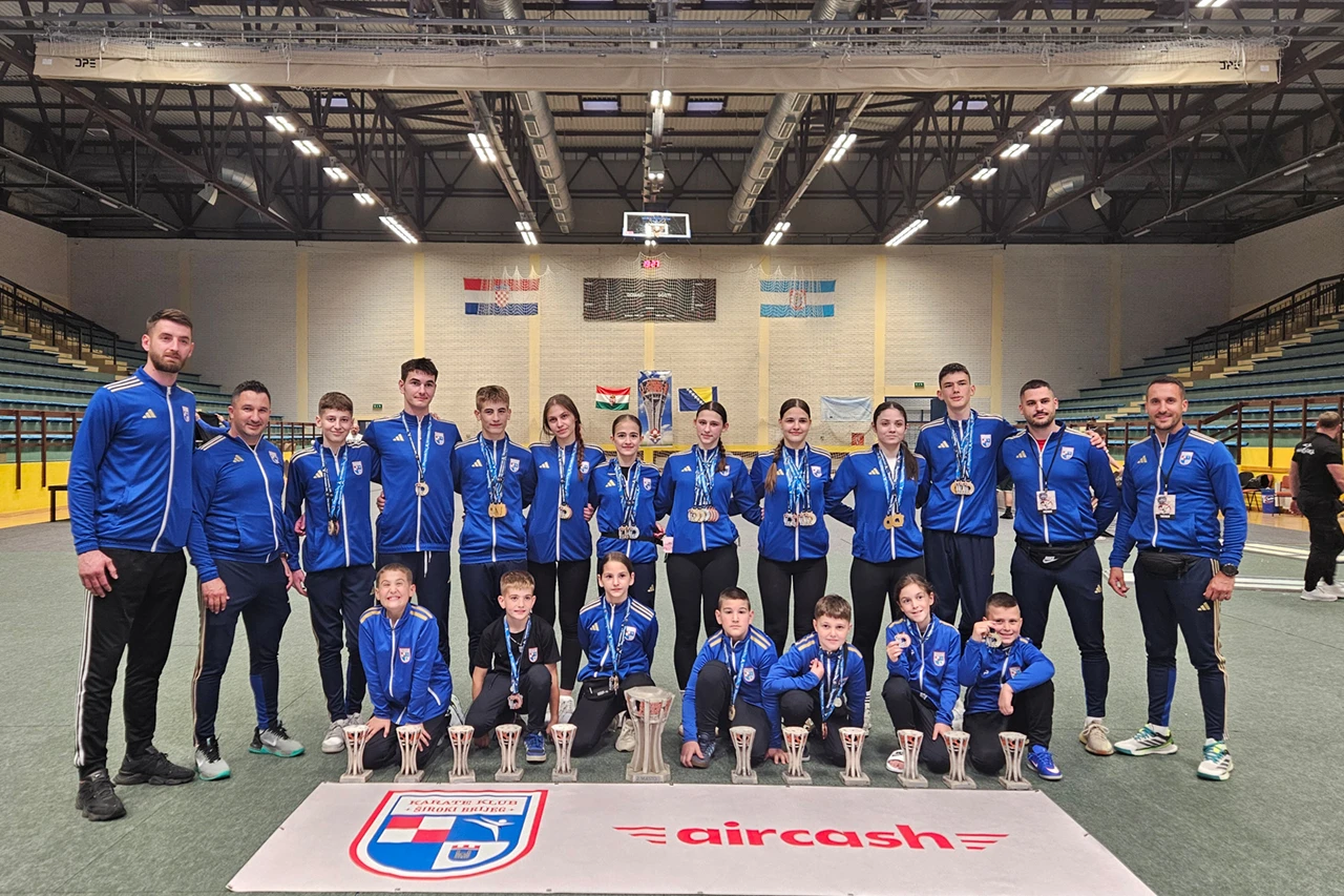 Karate klub Široki Brijeg odličan na Kupu Vukovara