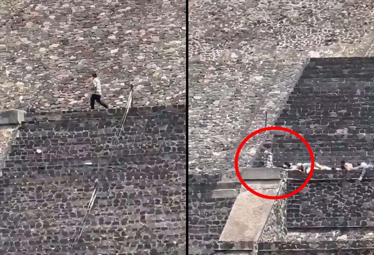 VIDEO | Dramatične scene na piramidama, napadač počinio samoubojstvo