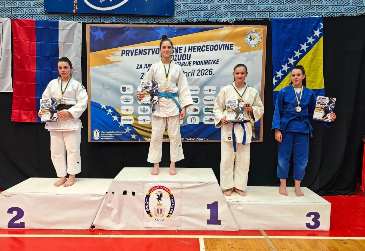 Jelena Ćeško iz mostarske Neretve osvojila broncu na Prvenstvu BiH