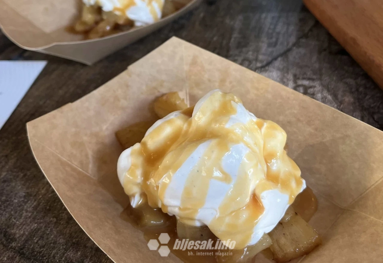 Desert od mariniranog grillanog ananasa